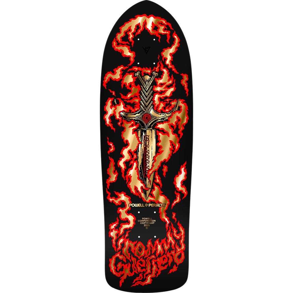 Bones Brigade Tommy Guerrero Flaming Dagger Skateboard Deck Reissue Series 16 - Limited