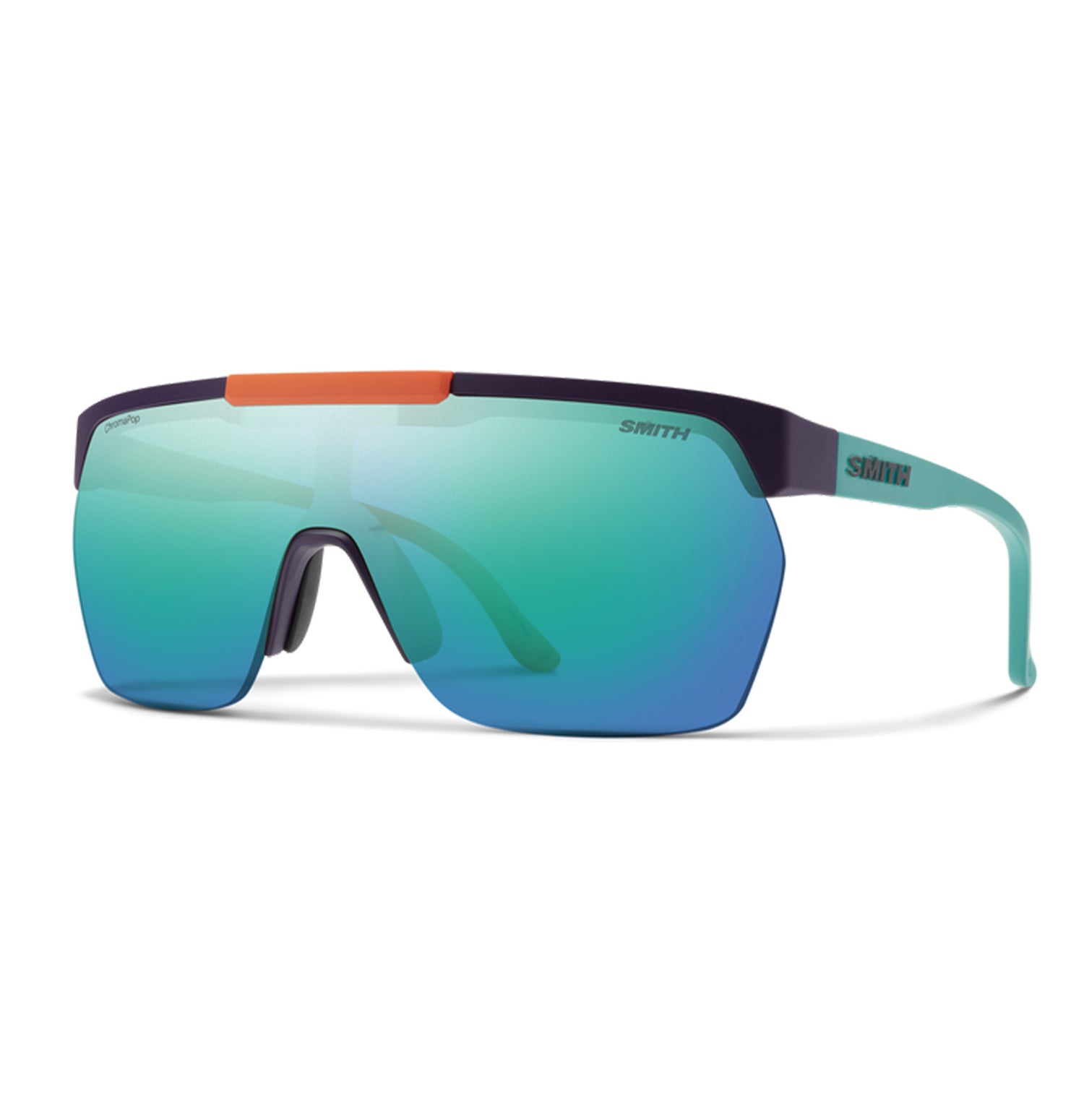 Smith Optics XC | Matte Purple / Cinder / Hi Viz / Opal + ChromaPop Opal Mirror Lens - Seaside Surf Shop 