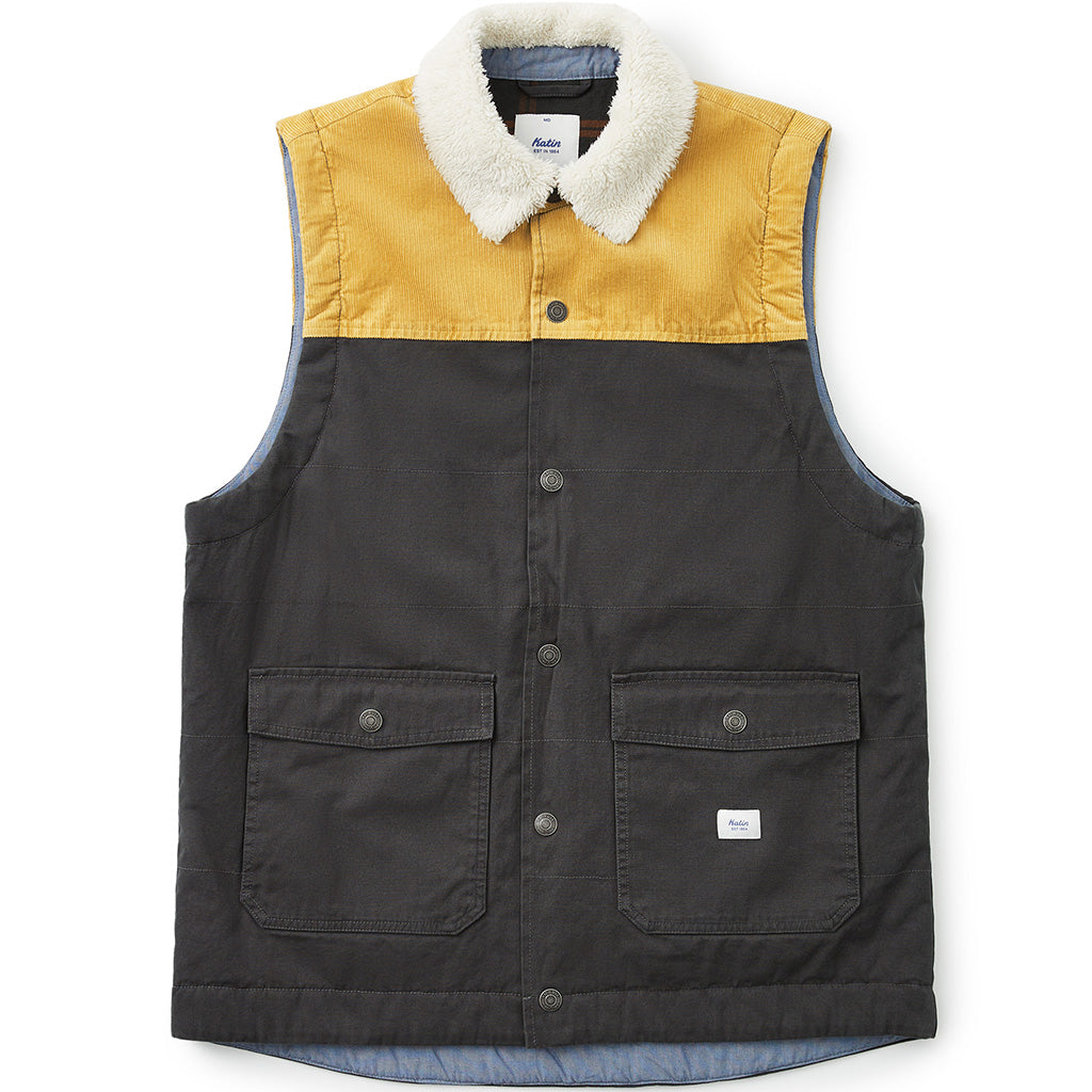 Katin Yukon Vest - Black Wash - Seaside Surf Shop 