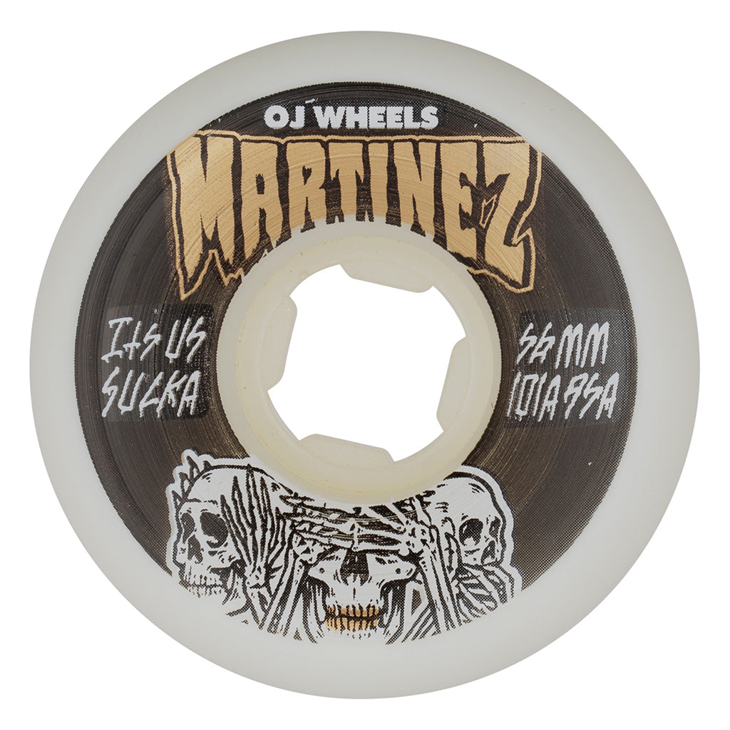 OJ Wheels 58mm Erick Winkowski Gold Dope Planet Double Duro 101a/95a - Seaside Surf Shop 