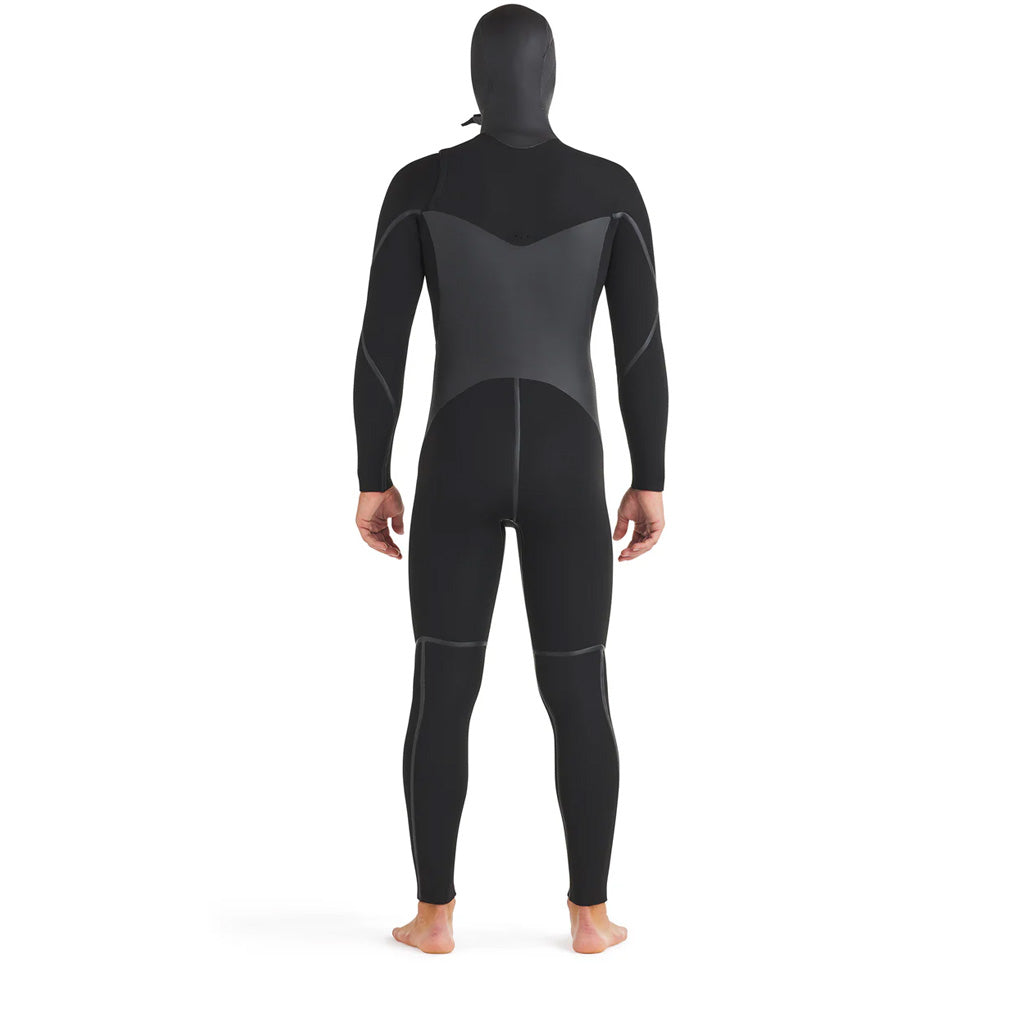 Body Glove Mens Phoenix Hooded  5.5/4.5mm Chest Zip Wetsuit - Black