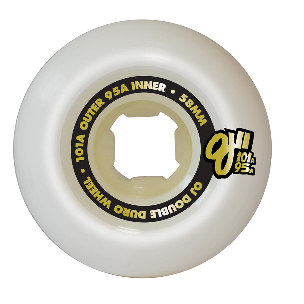 OJ Wheels 58mm Erick Winkowski Gold Dope Planet Double Duro 101a/95a - Seaside Surf Shop 