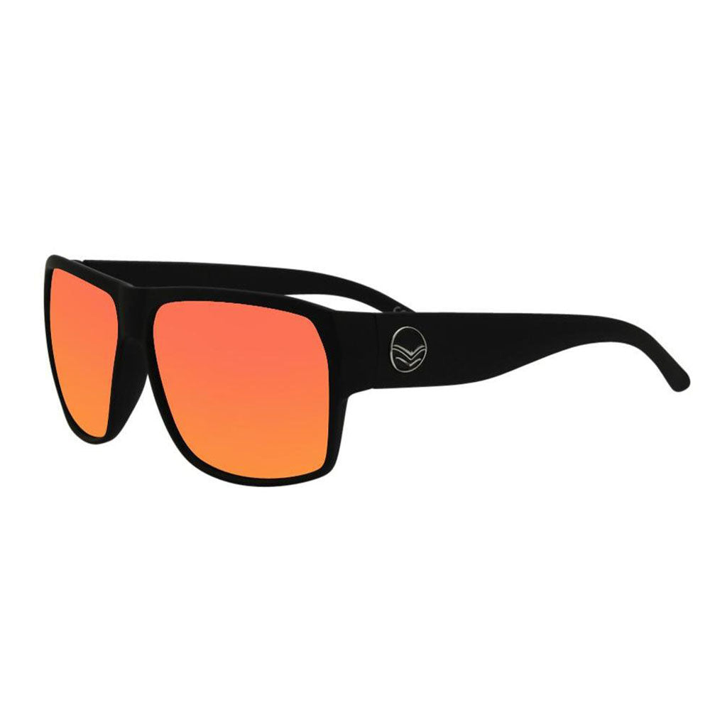 I-SEA Nick I - Black Rubber/Red Mirror Polarized Lens