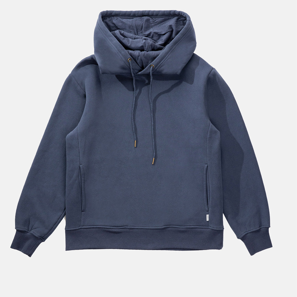 Rhythm Mens Classic Fleece Hood - Worn Navy