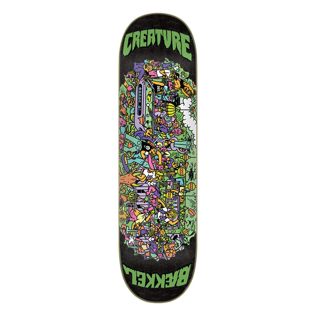 Creature Skate Decks Baekkel Bar Crawl LG Pro  - 8.6&quot; - Seaside Surf Shop 