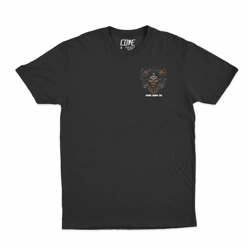 Cove Surf Co Blackbeard Tee - Black - Seaside Surf Shop 