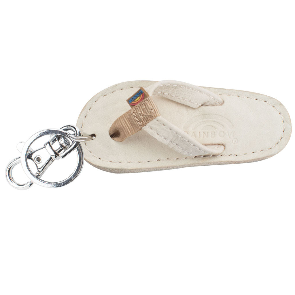 Rainbow Sandals  Premier Leather Sandal Key Chain - Sand