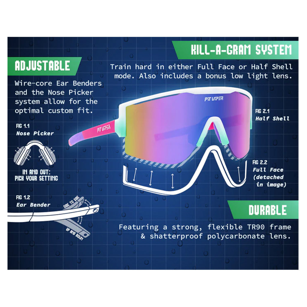 Pit Viper Sunglasses - The Bonaire Breeze Try Hards - Seaside Surf Shop 