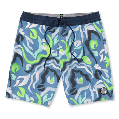 Volcom Warped Stoney 19&quot; Boardshort - Stone Blue