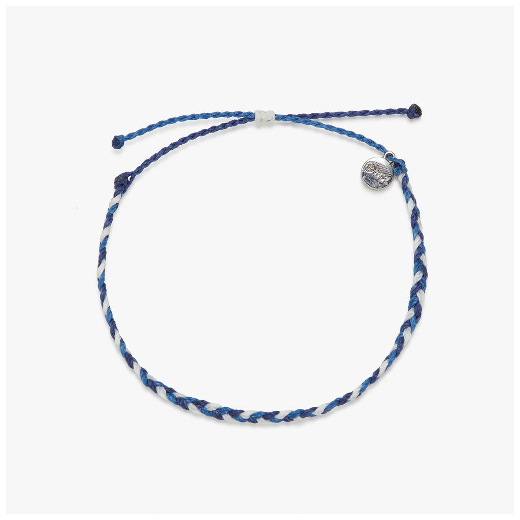 Pura Vida World Surf League Mini Braided Bracelet - Surf - Seaside Surf Shop 