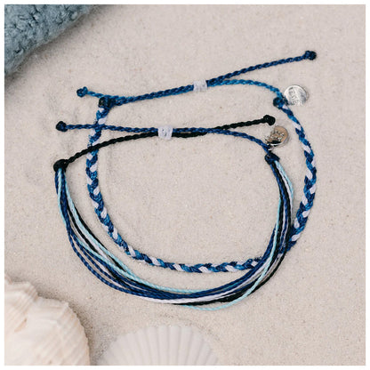 Pura Vida World Surf League Mini Braided Bracelet - Surf - Seaside Surf Shop 