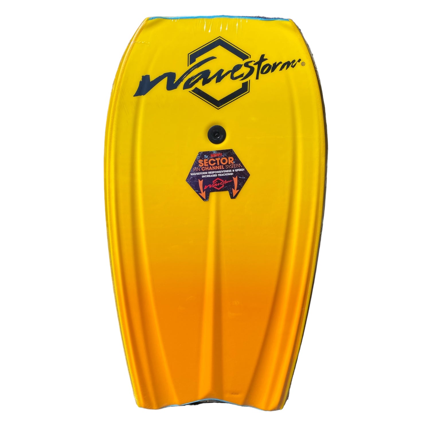 Wavestorm Hypergon Bodyboard - 42.5&quot; Navy/Yellow