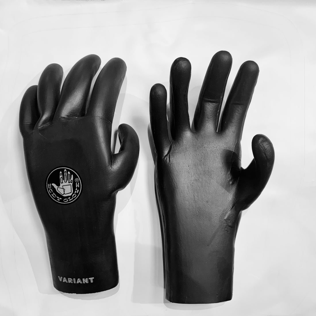 Body Glove 2mm Variant 5 Finger Dipped Gloves - Black