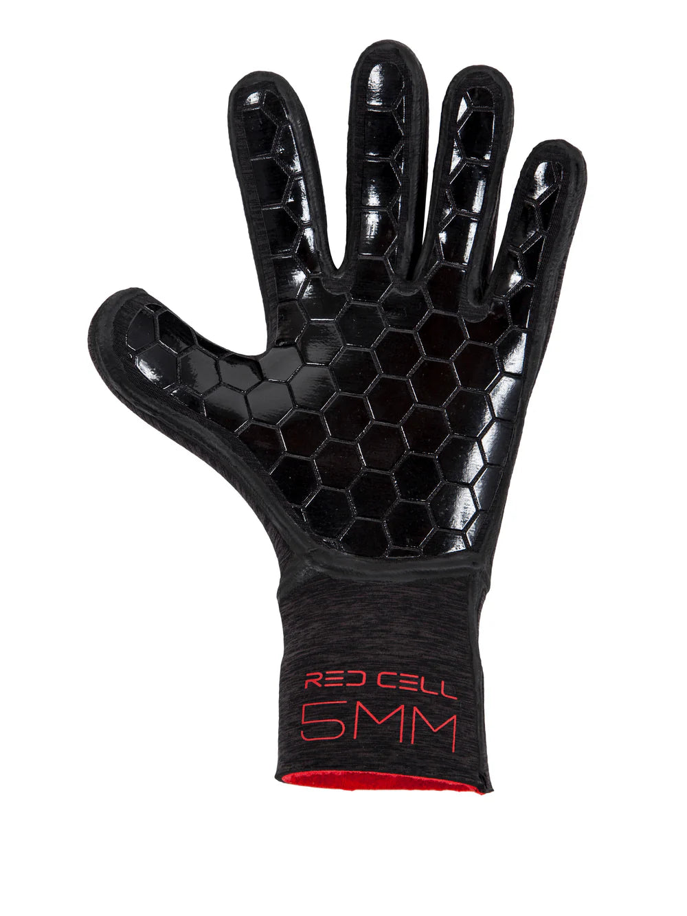 Body Glove 3mm Red Cell 5 Finger Gloves - Black