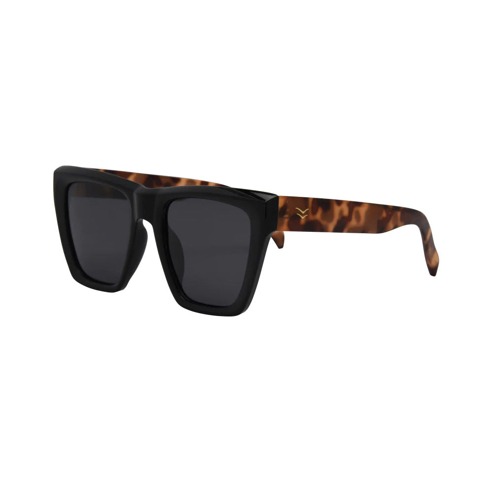 I-SEA Ava - Black Blonde Tort/Smoke Polarized Lens - Seaside Surf Shop 