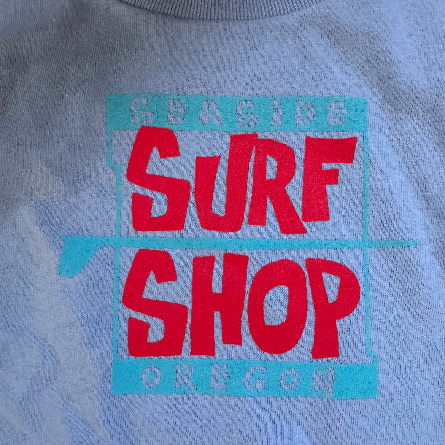 Seaside Surf Shop Surf Rats Toddler Tees - Light Blue