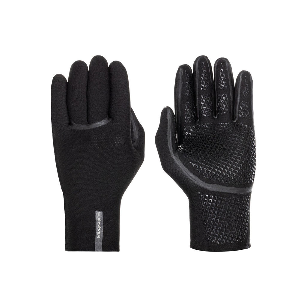 Quiksilver Marathon Session 5 Finger 3mm Gloves- Black - Seaside Surf Shop 