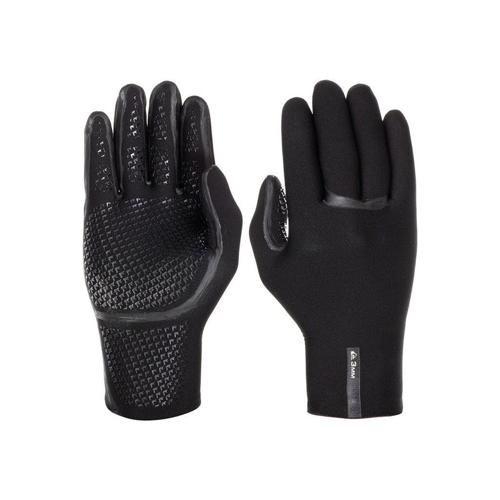 Quiksilver Marathon Session 5 Finger 3mm Gloves- Black - Seaside Surf Shop 