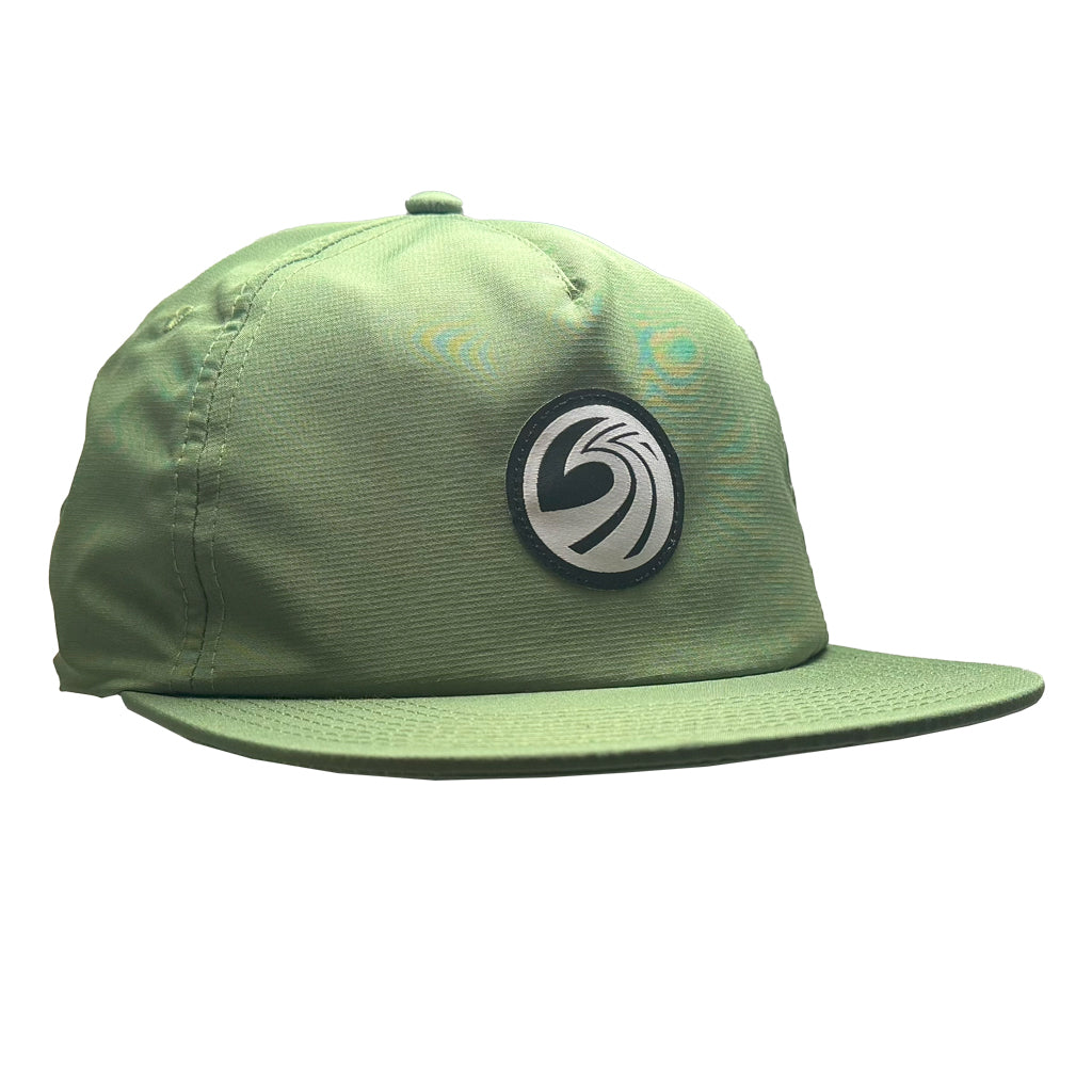 Seaside Surf Shop OG Wave Logo Badge Cap - Avocado - Seaside Surf Shop 