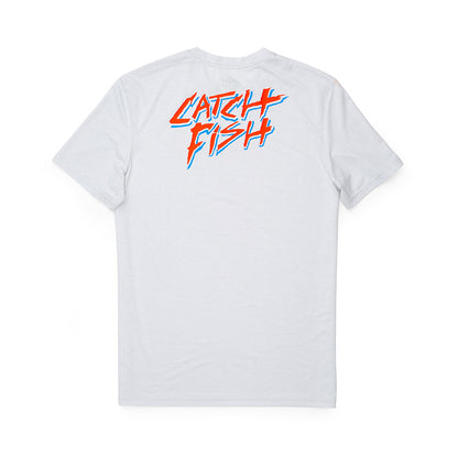 Catch Surf Slash Fish Tech Tee - Silver - Seaside Surf Shop 