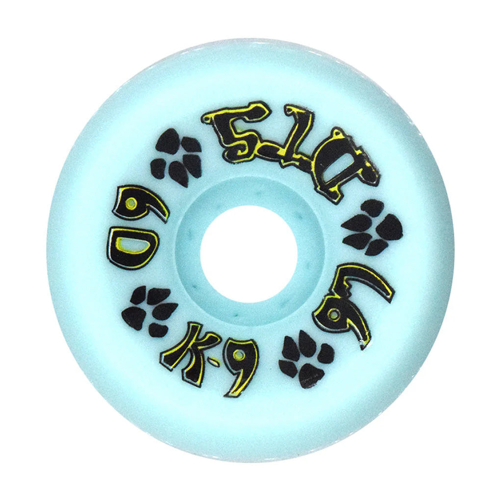 K-9 80s Wheels - 60mm x 97a - Light Blue - Seaside Surf Shop 