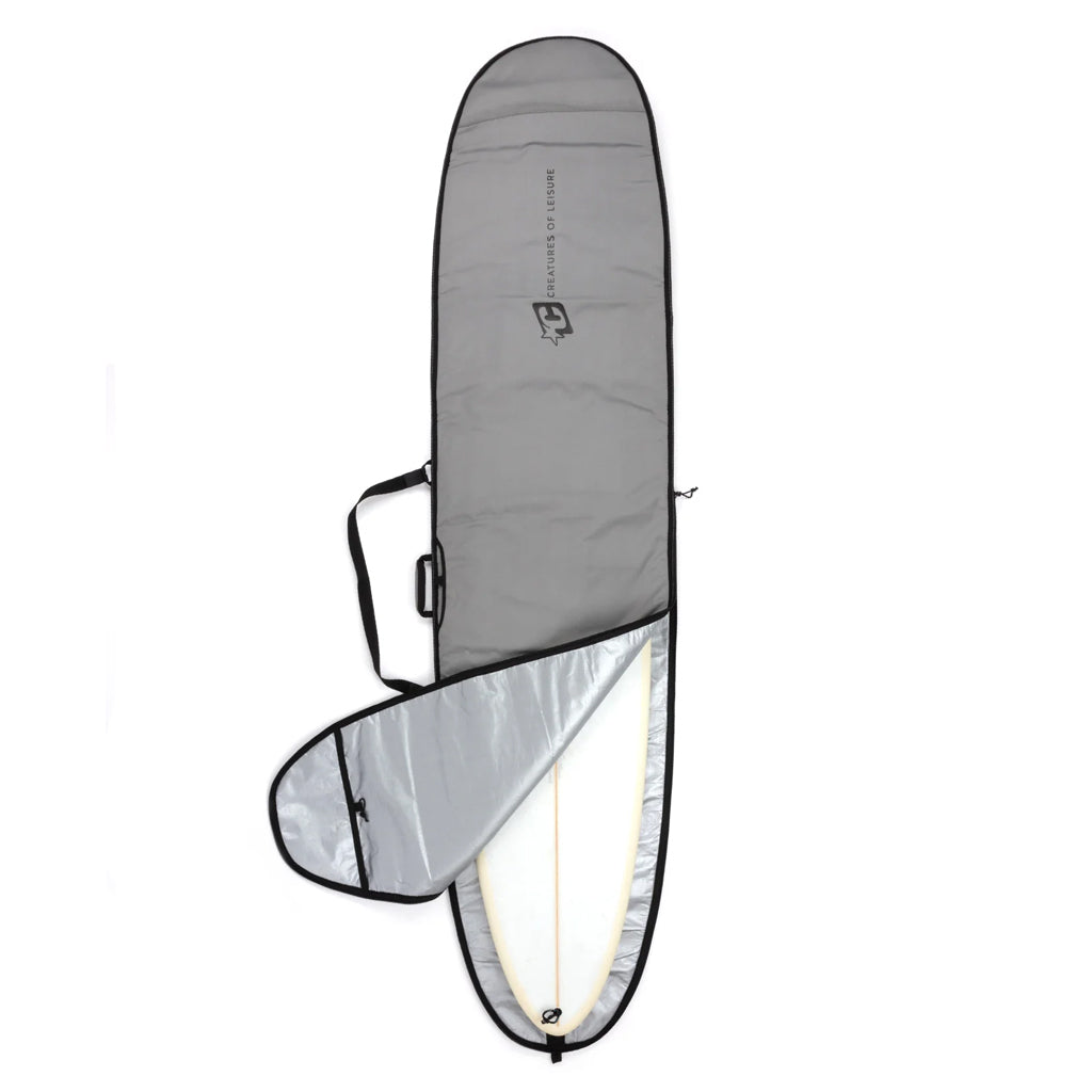 Creatures of Leisure Longboard Icon Lite - Silver Black (24) - Seaside Surf Shop 