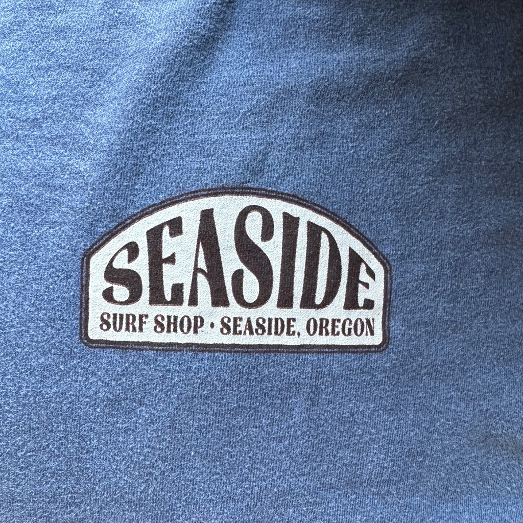 Seaside Surf Garment Dyed North End S/S Tee - Indigo Blue