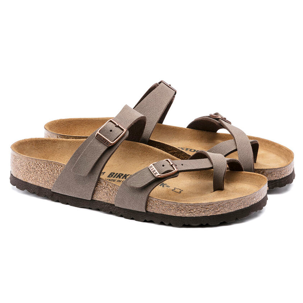 Birkenstock Womens Mayari Birkibuc Sandals - Mocha - Seaside Surf Shop 