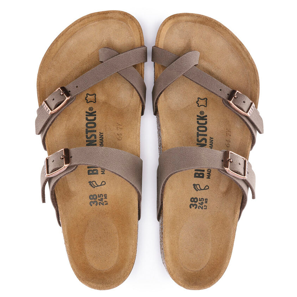 Birkenstock Womens Mayari Birkibuc Sandals - Mocha - Seaside Surf Shop 