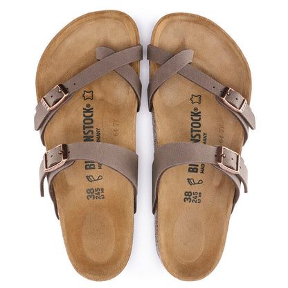 Birkenstock Womens Mayari Birkibuc Sandals - Mocha - Seaside Surf Shop 