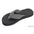 Rainbow The Grombow - Soft Rubber Top Sole with 1" Strap and Pin line - Dark Grey Strap/Pinline Black - Seaside Surf Shop 