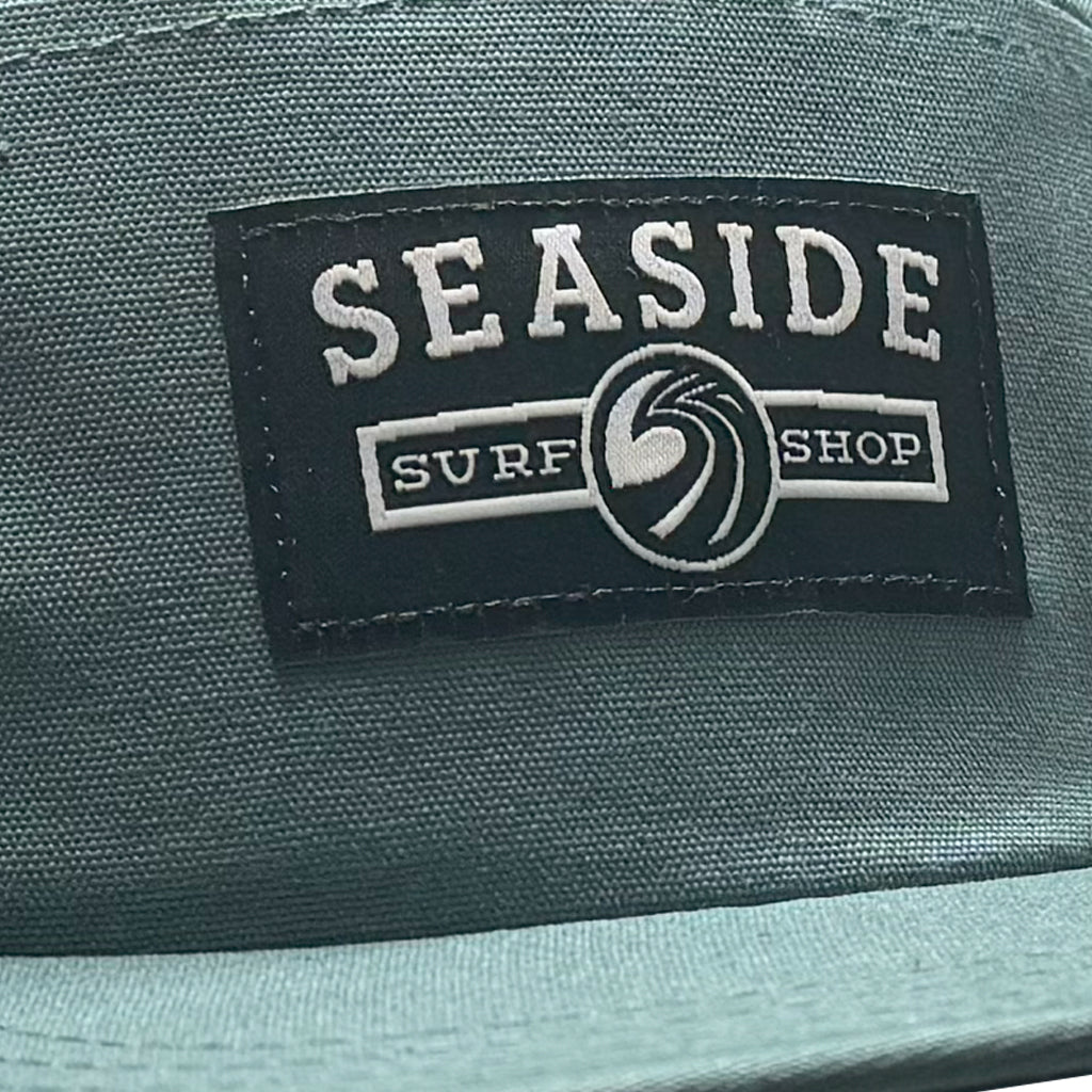 Seaside Surf Shop Campers Cap - Canvas Twill Mineral Blue - Seaside Surf Shop 