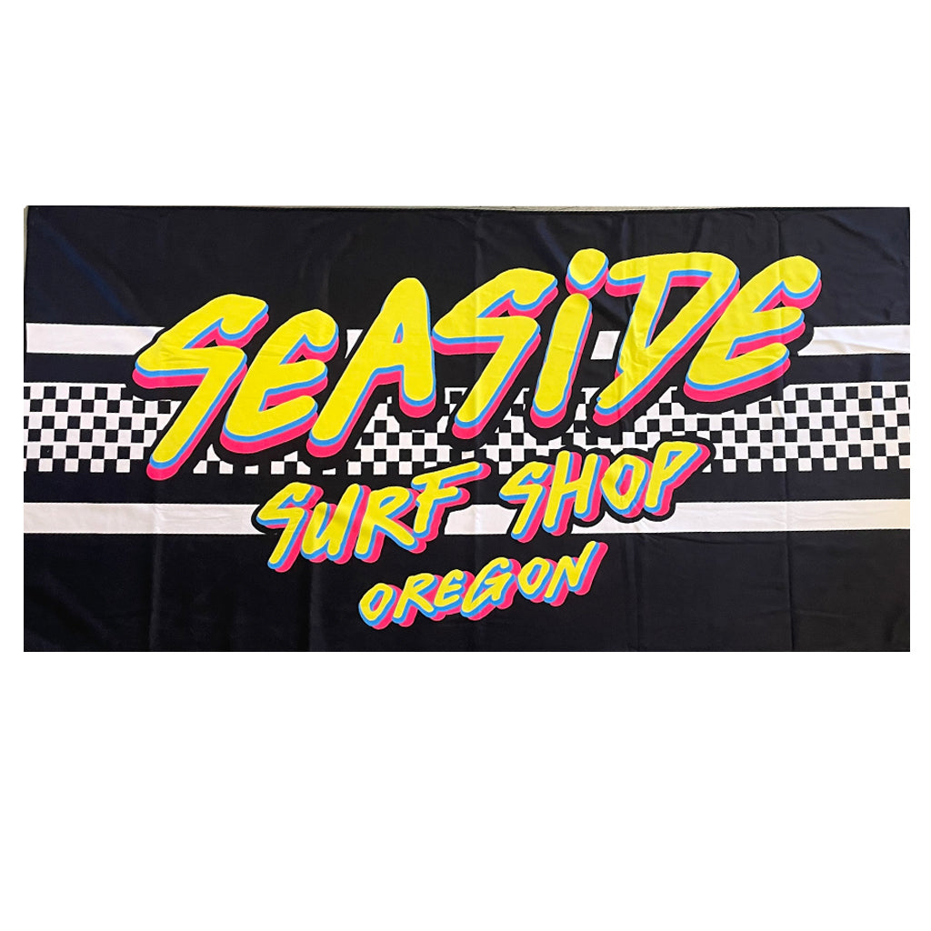 Seaside Surf Shop Microfiber Beach Towel