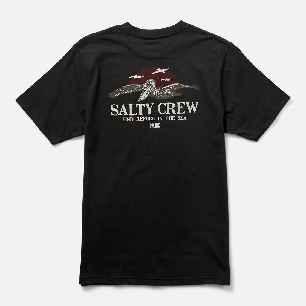 Salty Crew Mens Soarin Premium  S/S Tee - Black