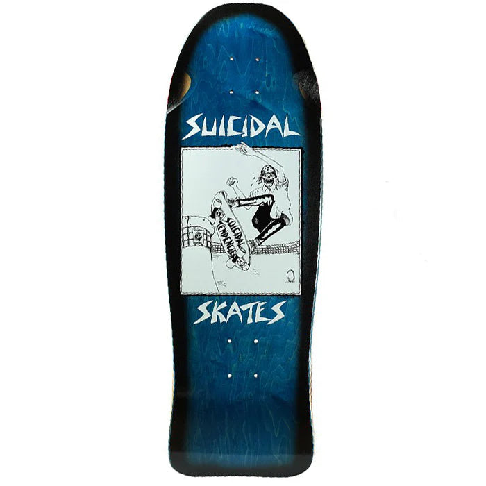 Suicidal Skates Pool Skater 80s Reissue Deck 10.125&quot; - Asst/Blue Fade