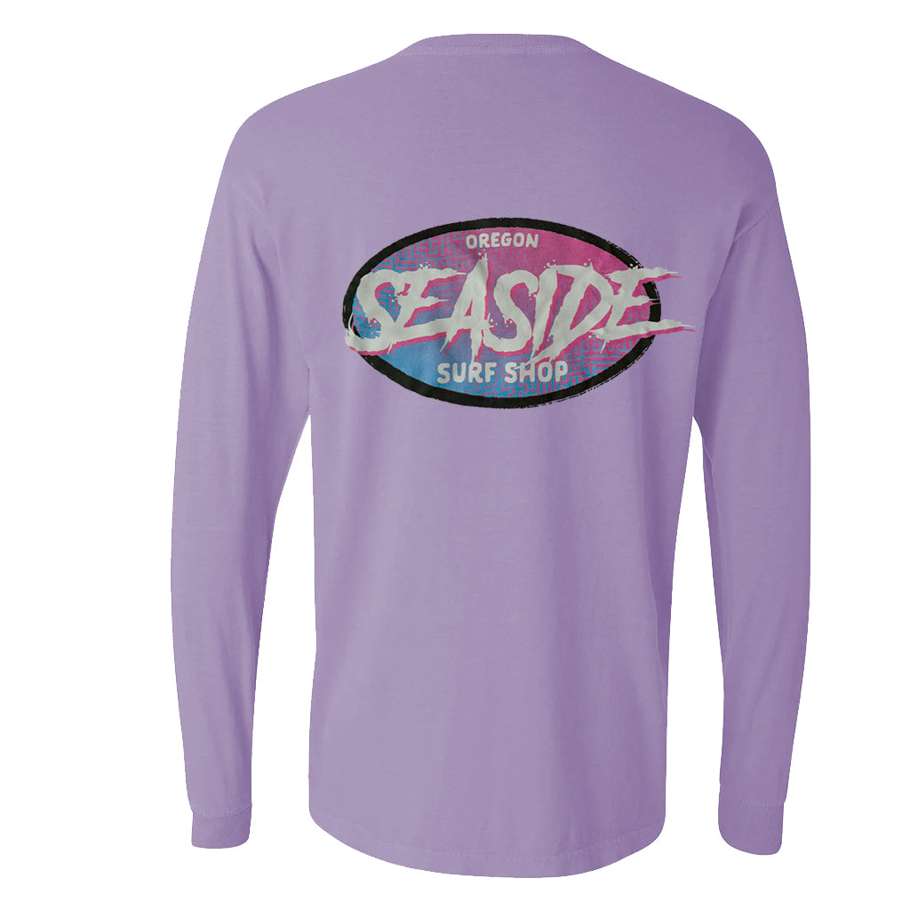 Seaside Surf  Shop Seaside Rager Garment Dyed L/S Tee - Wister