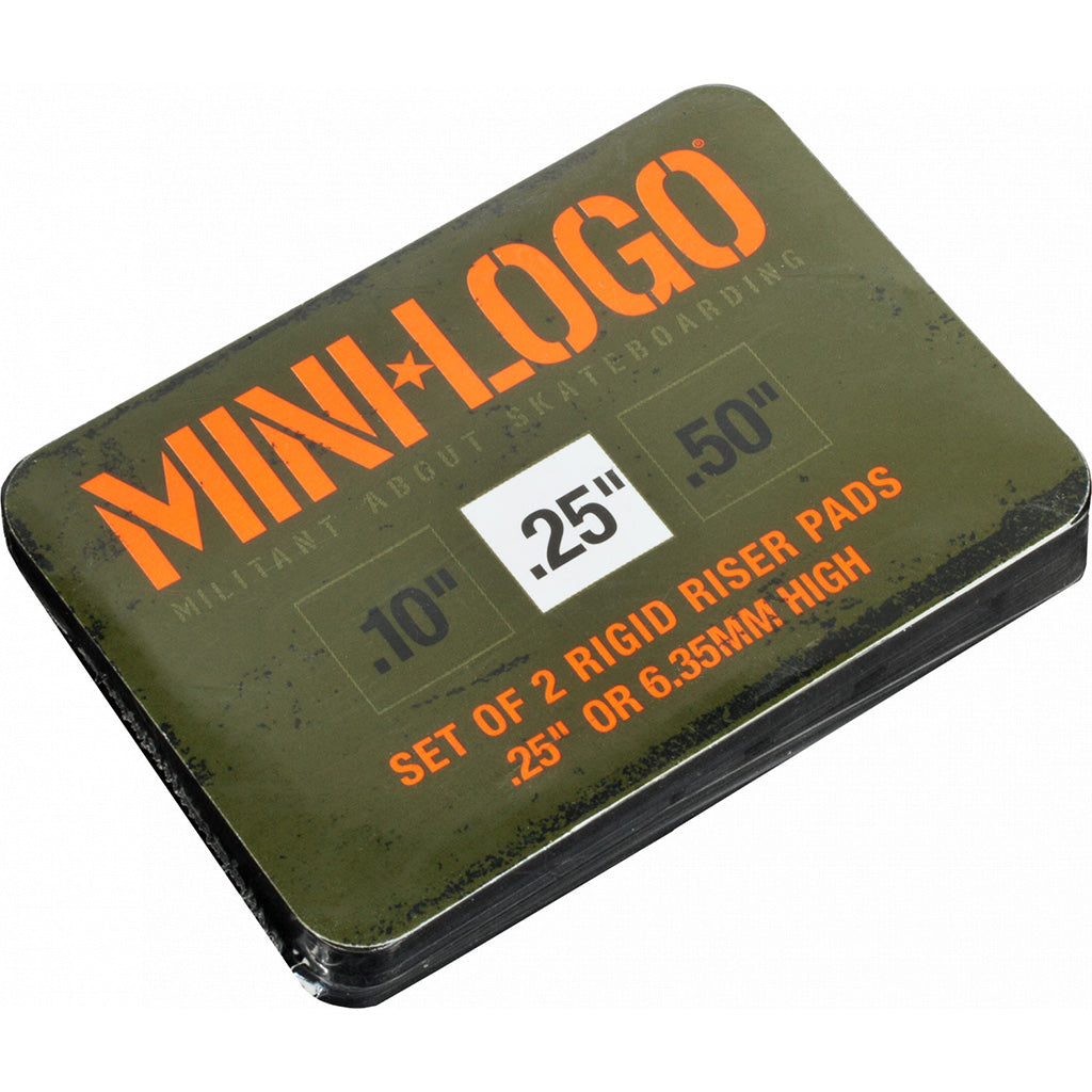 Mini Logo Riser Rubber Pad - .25&quot; 2 Piece - Seaside Surf Shop 