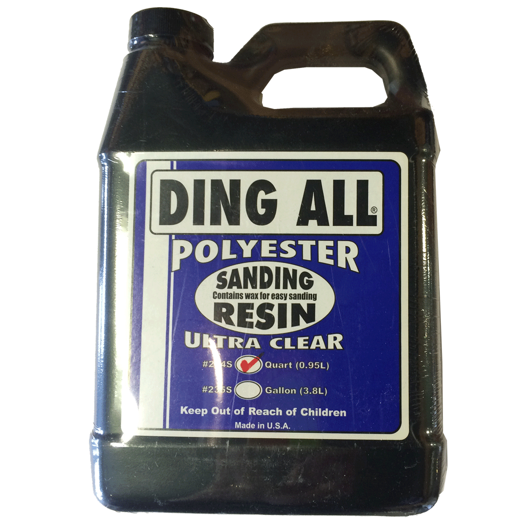 Ding All Ultra Clear Sanding Resin - Half Pint - Seaside Surf Shop 