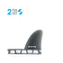 True Ames 2.6" Sidebite Fins - Smoke - Seaside Surf Shop 