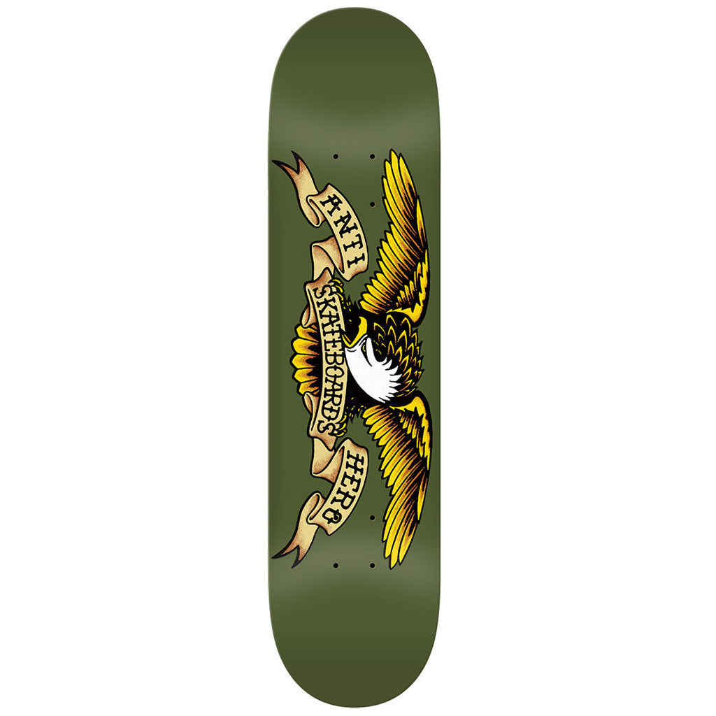 Anti Hero Classic Eagle 8.38&quot; Deck - Green - Seaside Surf Shop 