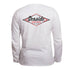 Seaside Surf Shop Mens Vintage Logo L/S  Tee - White - Seaside Surf Shop 