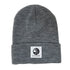 Seaside Surf Shop Wave Patch Logo  Beanie - Heather Grey - Seaside Surf Shop 