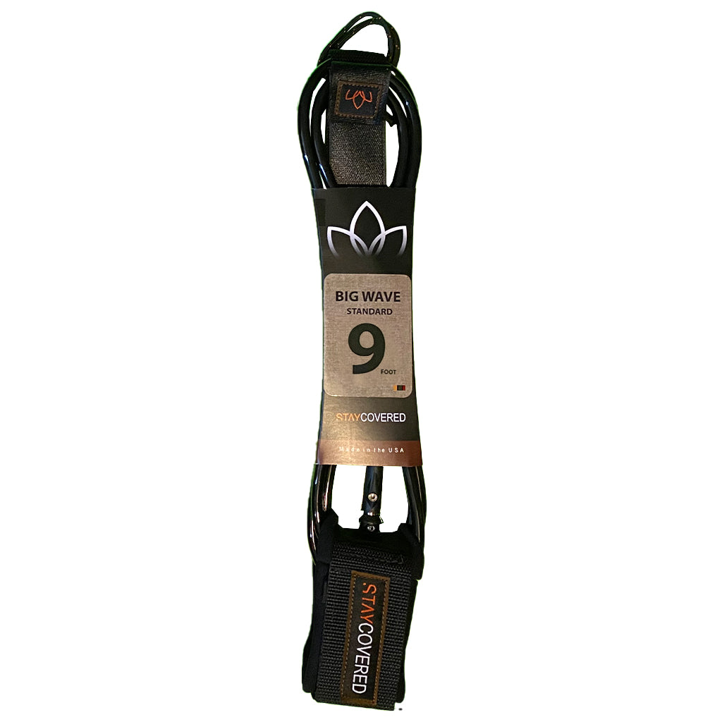 Stay Covered Big Wave Standard Surf Leash - 9&