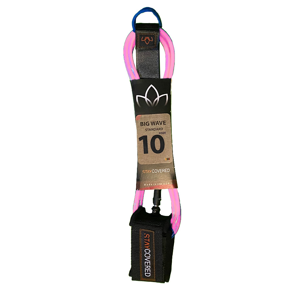 Stay Covered Big Wave Standard Surf Leash - 10&