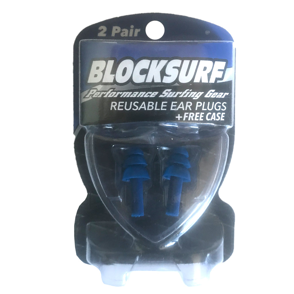 Blocksurf Standard Reusable Surfing Earplugs - Seaside Surf Shop 