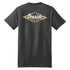 Seaside Surf Shop Vintage Logo S/S Tee - Charcoal Heather - Seaside Surf Shop 