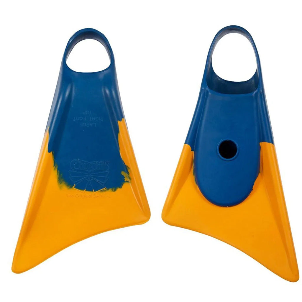 Churchill Swimfins Makapuu - Blue/Yellow - Seaside Surf Shop 