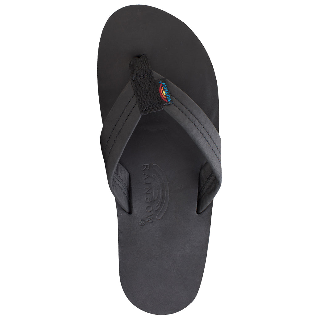 Rainbow Sandals Mens Classic Leather - Classic Black - Seaside Surf Shop 