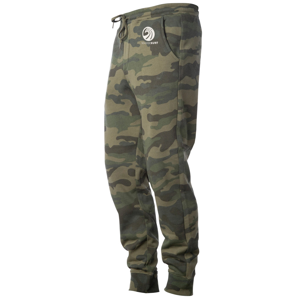 Seaside Surf Shop Mens Sweatpants - Forest Camo - Seaside Surf Shop 