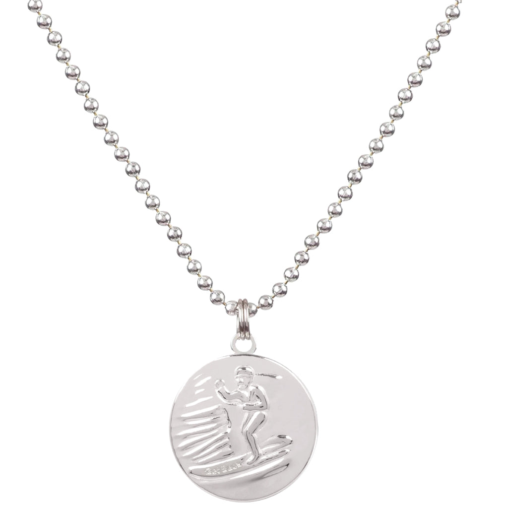 Saint Christopher Medium Medal - Sandy/Blonde - Seaside Surf Shop 